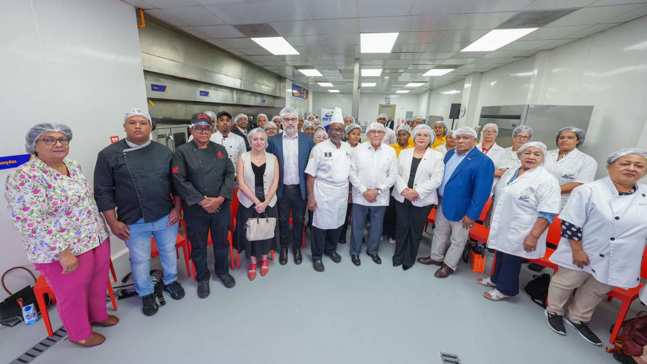 Infotep y TVET Council de Barbados fortalecen formación gastronómica con clases magistrales en Higüey y Santo Domingo